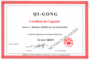 certificat qi gong - benedicte morneau - vabenequilibre